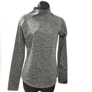 Core IO long sleeve fitness top with mock turtleneck. Winter running must-have.